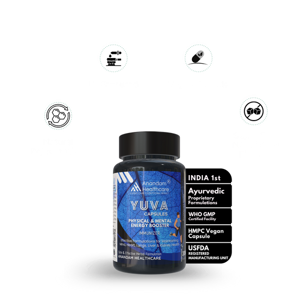 युवा कैप्सूल | शाकाहारी कैप्सूल | जीवन शक्ति और सहनशक्ति प्रदान करते हैं