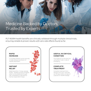 पीएलटी नॉर्म डेंगू कैप्सूल - प्लेटलेट बढ़ाने के लिए सर्वश्रेष्ठ आयुर्वेदिक दवा, ट्रांसफ्यूजन की आवश्यकता नहीं
