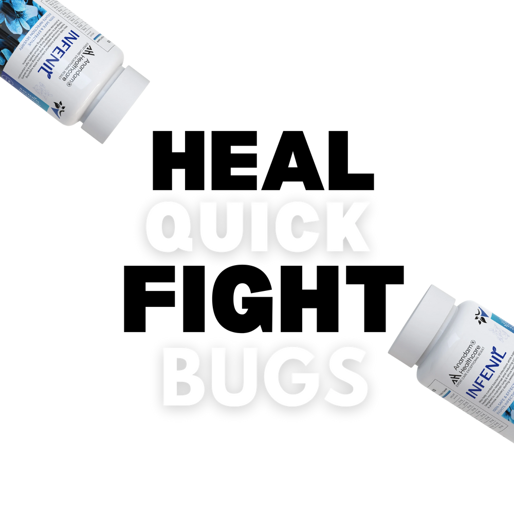 बैक्टीरियल संक्रमण के लिए इन्फेनिल - शाकाहारी कैप्सूल | सर्दी, खांसी, फ्लू से राहत