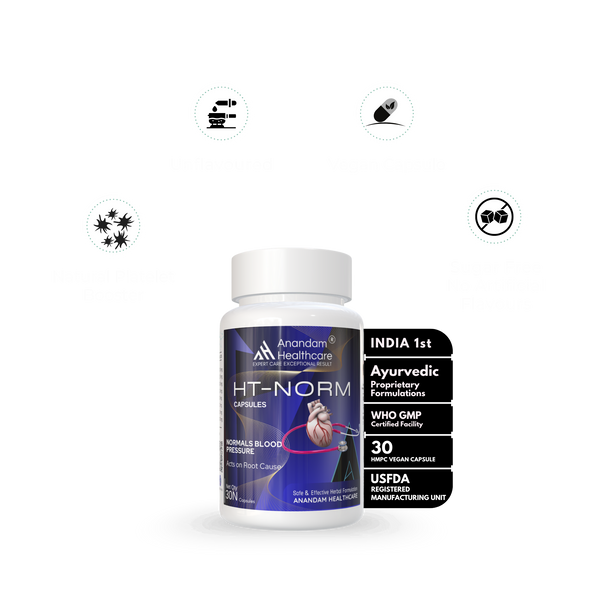HT- नॉर्म कैप्सूल | वीगन कैप्सूल | रक्तचाप | कोलेस्ट्रॉल