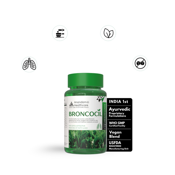 तुलसी और 8+ अर्क के साथ ब्रोंकोसिल लंग डिटॉक्स | धूम्रपान से विषाक्त पदार्थों को हटाएँ | पुरुषों और महिलाओं दोनों के लिए