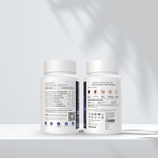 HT- नॉर्म कैप्सूल | वीगन कैप्सूल | रक्तचाप | कोलेस्ट्रॉल