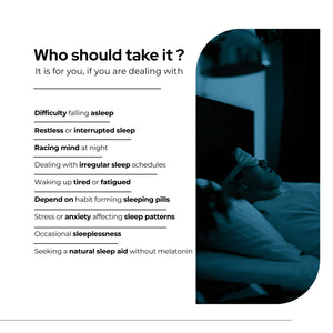 अच्छी नींद के कैप्सूल | शाकाहारी कैप्सूल | अनिद्रा में प्रभावी