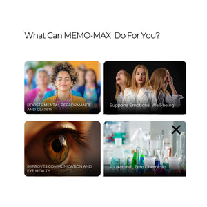 Memo-Max Capsules | Vegan Capsules | Improve Concentration