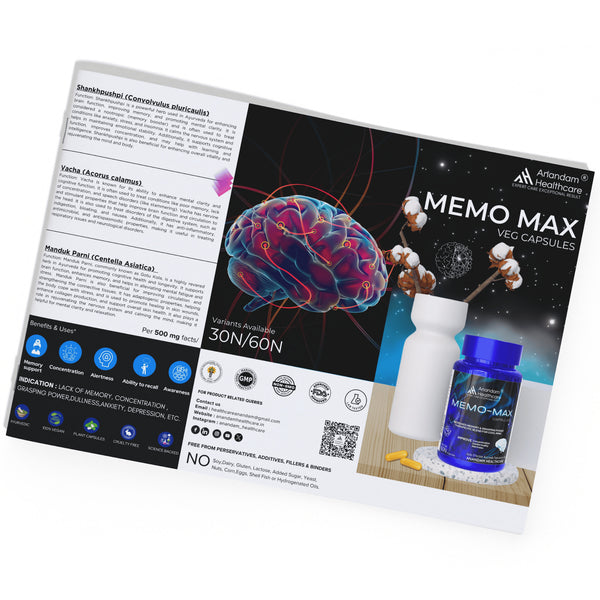 Memo-Max Capsules | Vegan Capsules | Improve Concentration