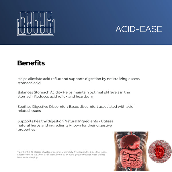 एसिड-ईज़ पाउडर | 100 ग्राम | एसिडिटी, सीने में जलन, गैस्ट्रिक अल्सर का इलाज | 100 ग्राम