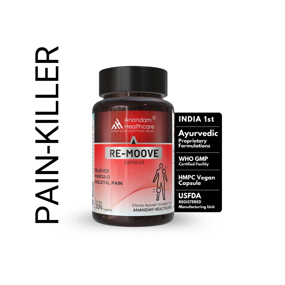 री-मूव कैप्सूल | शाकाहारी कैप्सूल | मांसपेशियों और कंकाल के दर्द से राहत