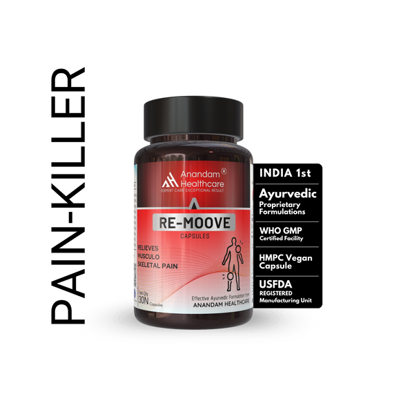 री-मूव कैप्सूल | शाकाहारी कैप्सूल | मांसपेशियों और कंकाल के दर्द से राहत