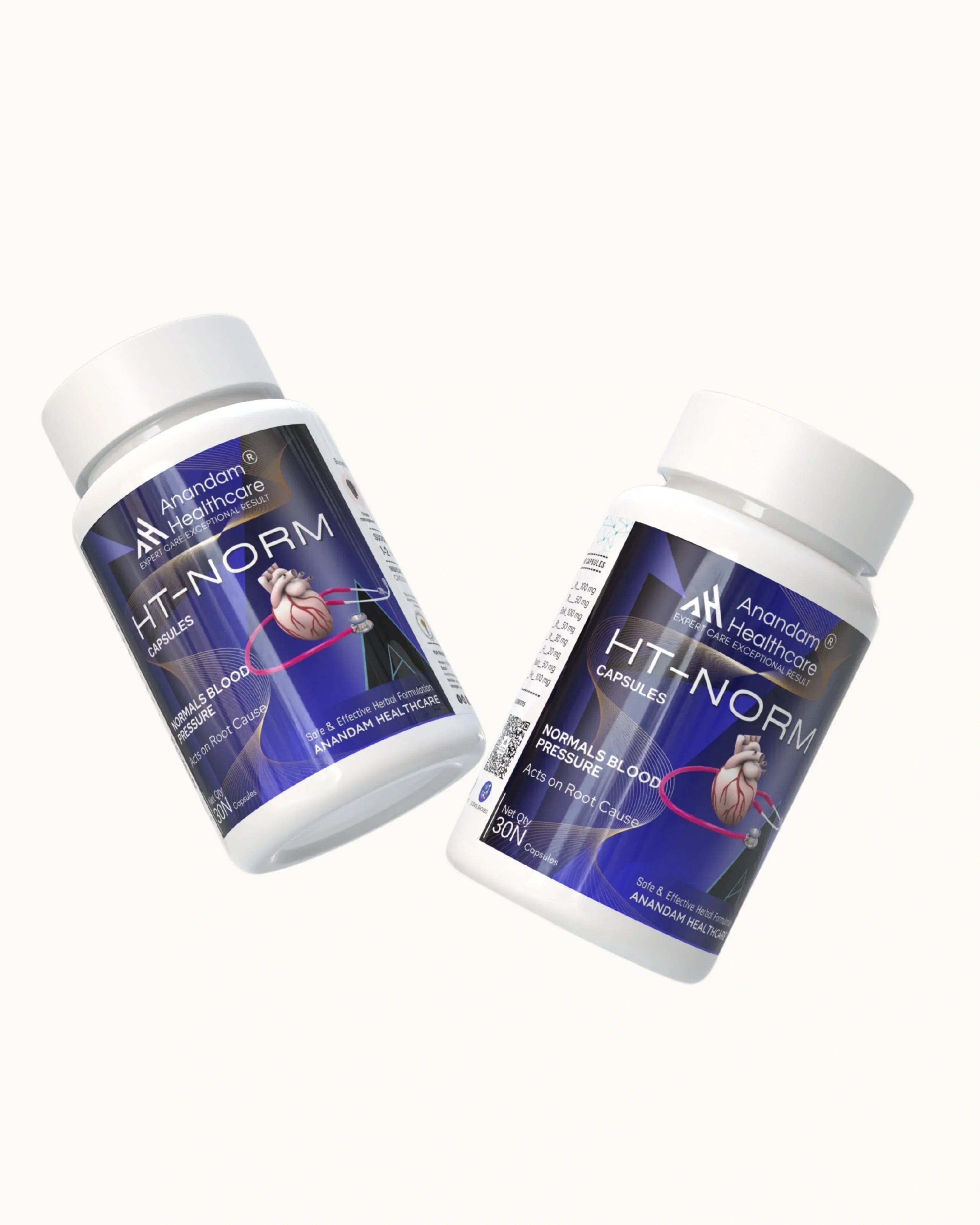 HT-Norm Capsules: Ayurvedic Blood Pressure & Cholesterol Care