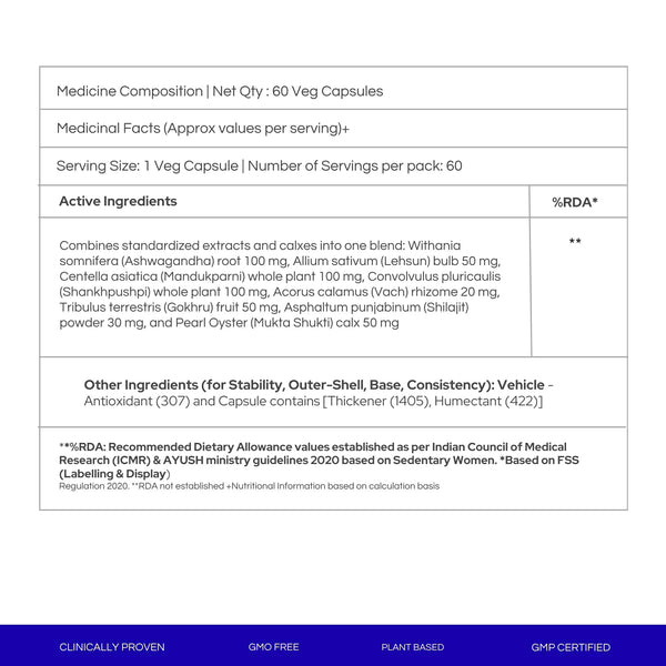 Yuva Capsules | Vegan Capsules | Provide Vitalility and Stamina