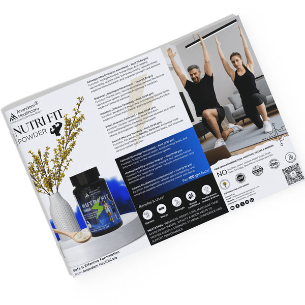 Nutri-Fit Powder | 100 Gm | Energiser | Vitality | Musclegainer | Rejuvenating | 100GM