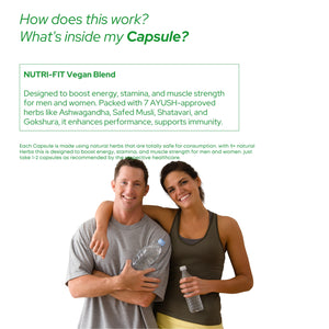 न्यूट्री-फिट पाउडर | 100 ग्राम | एनर्जाइज़र | स्फूर्ति | मांसपेशियों को बढ़ाने वाला | कायाकल्प | 100 ग्राम