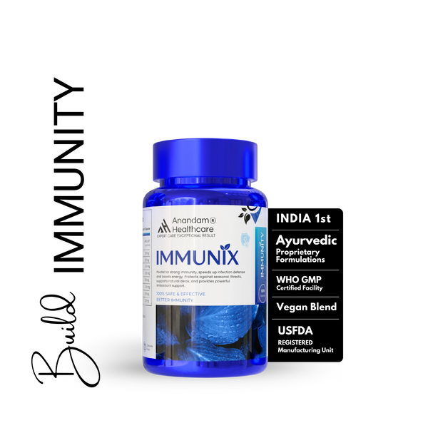 Immunix Natural Immunity Booster | Immunity blend of 8+ Extracts | Improves Immunity to Fights Bacteria & Viruses