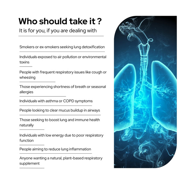 Broncocil Lung Detox With Tulsi & 8+ Extracts | Remove Toxin from Smoking | For Both Men & Women