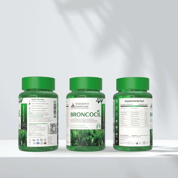 Broncocil Lung Detox With Tulsi & 8+ Extracts | Remove Toxin from Smoking | For Both Men & Women