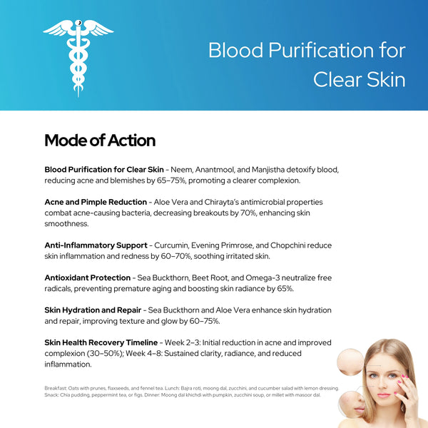 Skinessa | Radiant Skin Glow | Fights Acne & Removes Toxins - Vegan Capsules