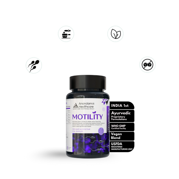 Motility - Supercharge Male Fertility, Testosterone & Vitality | Enhanced Sperm Count, Motility, Energy, Stamina & Libido