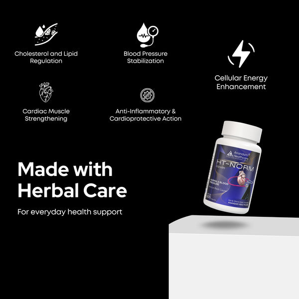 HT- नॉर्म कैप्सूल | वीगन कैप्सूल | रक्तचाप | कोलेस्ट्रॉल