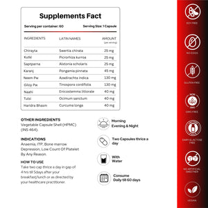 Marrowcure | Applastic Anaemia | Immune Thrombocytopenic Purpura-Aid | Vegan Capsules
