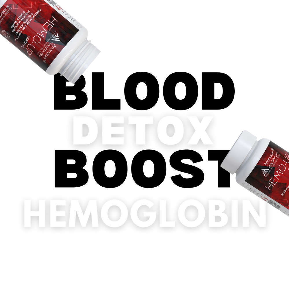 Hemo-Up Capsules | Veg Capsules | Rises Haemoglobin Naturally & Recoveres Rapidly