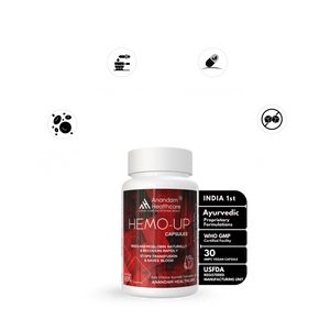 Hemo-Up Capsules | Veg Capsules | Rises Haemoglobin Naturally & Recoveres Rapidly
