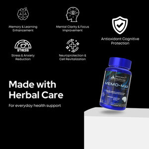 मेमो-मैक्स कैप्सूल | शाकाहारी कैप्सूल | एकाग्रता में सुधार