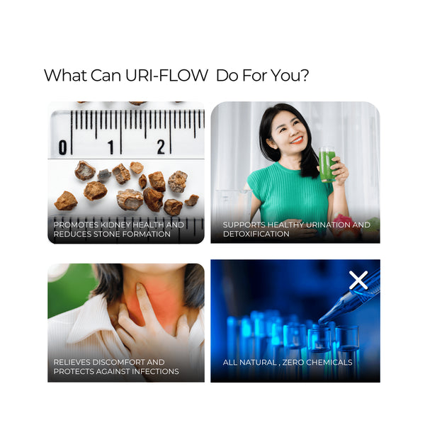 Uri-Flow Capsules | Vegan Capsules | Detoxify Kidney | Eliminate Stones |