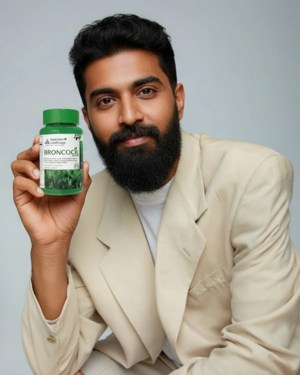 तुलसी और 8+ अर्क के साथ ब्रोंकोसिल लंग डिटॉक्स | धूम्रपान से विषाक्त पदार्थों को हटाएँ | पुरुषों और महिलाओं दोनों के लिए