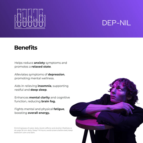 Dep-Nil Capsules | Vegan Capsules | Anti Depressant