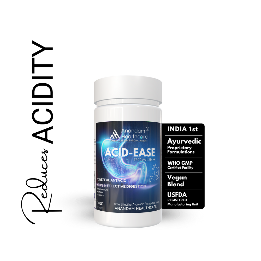 Acid-Ease Powder | 100 Gm | Cures Acidity, Heart burn, Gastric Ulcer | 100GM