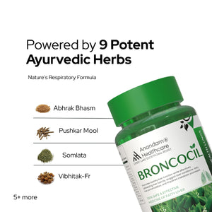 तुलसी और 8+ अर्क के साथ ब्रोंकोसिल लंग डिटॉक्स | धूम्रपान से विषाक्त पदार्थों को हटाएँ | पुरुषों और महिलाओं दोनों के लिए