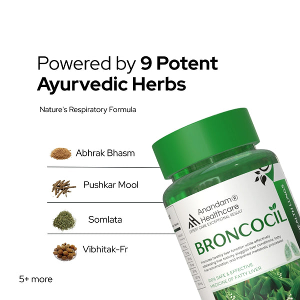 तुलसी और 8+ अर्क के साथ ब्रोंकोसिल लंग डिटॉक्स | धूम्रपान से विषाक्त पदार्थों को हटाएँ | पुरुषों और महिलाओं दोनों के लिए