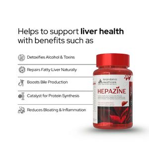 हेपाज़िन लिवर डिटॉक्स 10+ एक्सट्रेक्ट के साथ | वेज कैप्सूल | फैटी लिवर के डिटॉक्सिफिकेशन के लिए | पुरुषों और महिलाओं दोनों के लिए