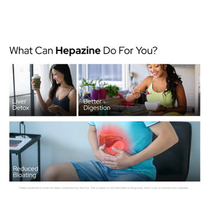 हेपाज़िन लिवर डिटॉक्स 10+ एक्सट्रेक्ट के साथ | वेज कैप्सूल | फैटी लिवर के डिटॉक्सिफिकेशन के लिए | पुरुषों और महिलाओं दोनों के लिए