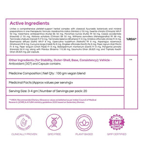 PLT NORM® | Promotes Fast Recovery from Dengue & Platelet Booster Supplement | Papaya Leaf Free