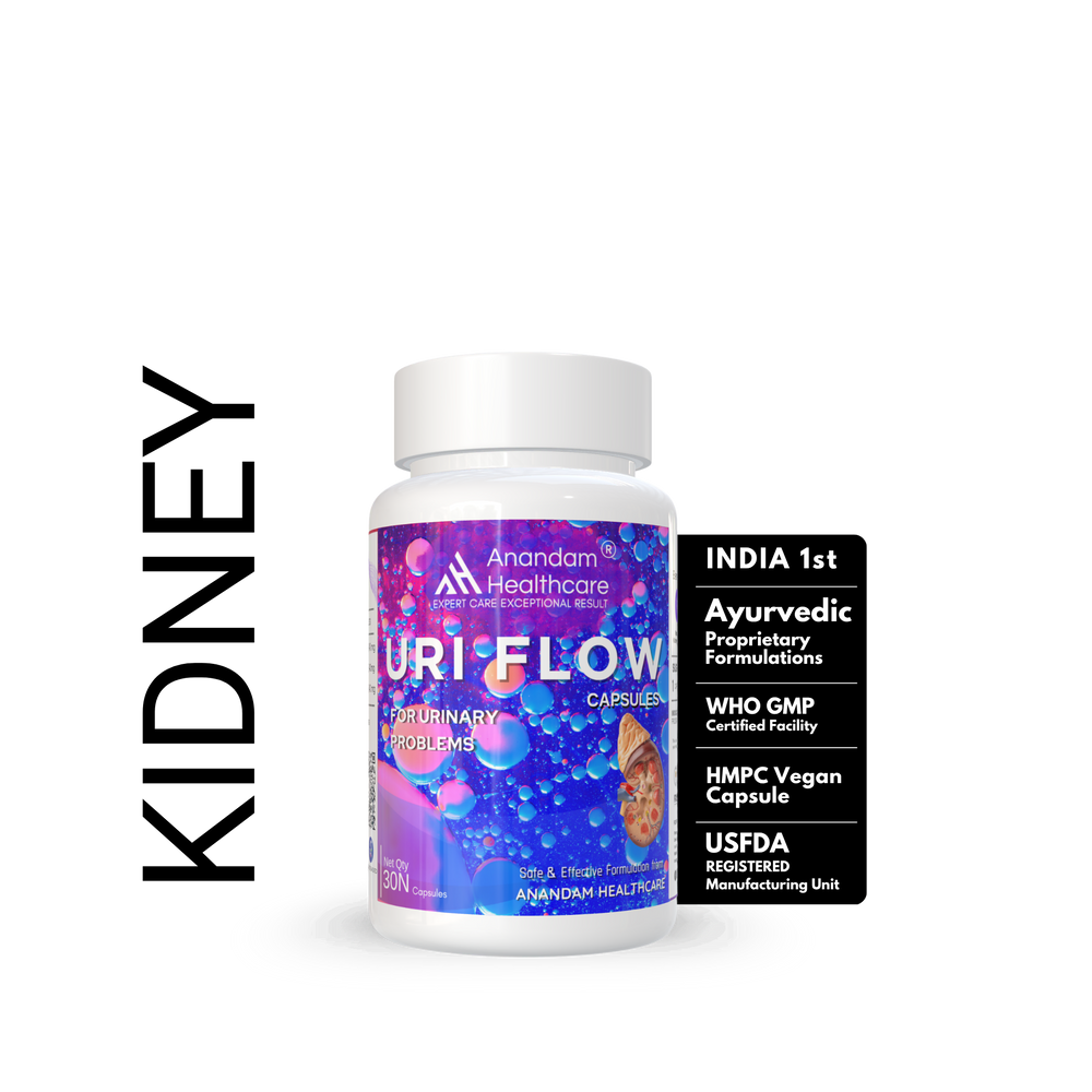 URI-FLOW Kidney Detox & Urinary Health Support Capsules