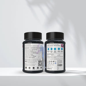 Yuva Capsules ingredients label — Ashwagandha, Shilajit, Gokhru, Shankhpushpi, Mandukparni, Vach, Mukta-Shukti, Lehsun — Anandam Healthcare