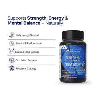 Pure Shilajit and Ashwagandha root — key ingredients in Yuva Capsules by Anandam Healthcare for testosterone and energy support