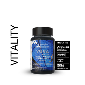 Yuva Capsules by Anandam Healthcare — 8-Herb Ayurvedic Testosterone Booster for Men, 60 Vegan Capsules, AYUSH Certified